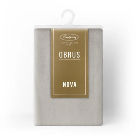 OBRUS MELINDA 140 X 220 CM SREBRNY