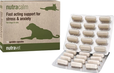 NUTRAVET Nutracalm na stres i niepokój dla psów i kotów 15 kaps.
