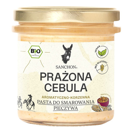 Sanchon Pasta kanapkowa prażona cebula bezglutenowa BIO 135 g