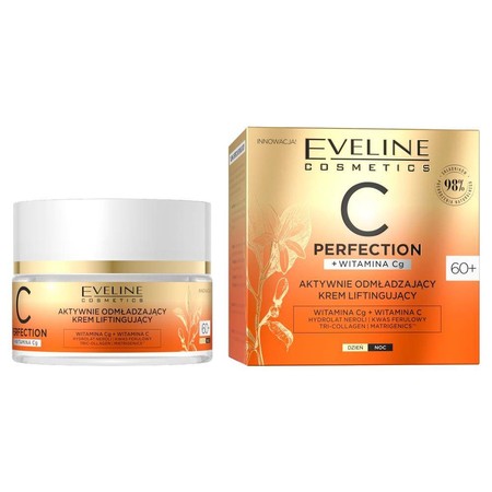 Eveline C Perfection Aktywnie Odmładzający Krem liftingujący 60+ na dzień i noc 50ml