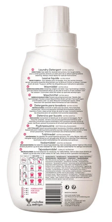 Attitude, Płyn do prania ubranek dziecięcych, Bezzapachowy (fragrance free), 35 prań, 1050 ml