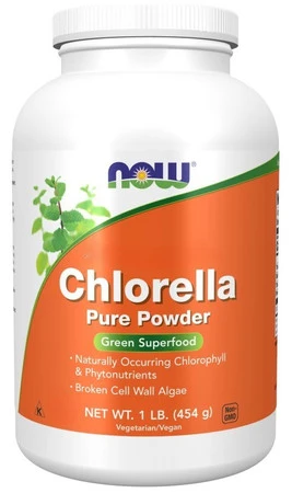 NOW FOODS Chlorella Powder - Chlorella Proszek (454 g)