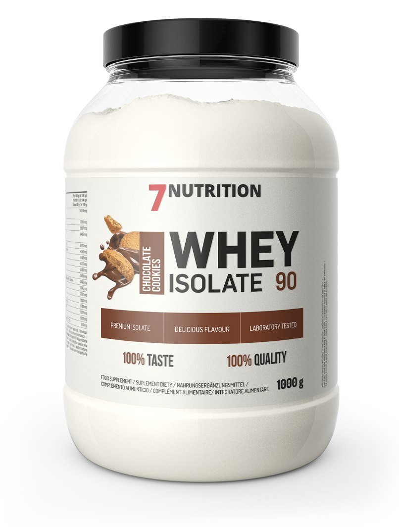 7Nutrition Whey Isolate 90 odżywka białkowa WPI 1 kg smak czekolada ciastko - Nabea.pl