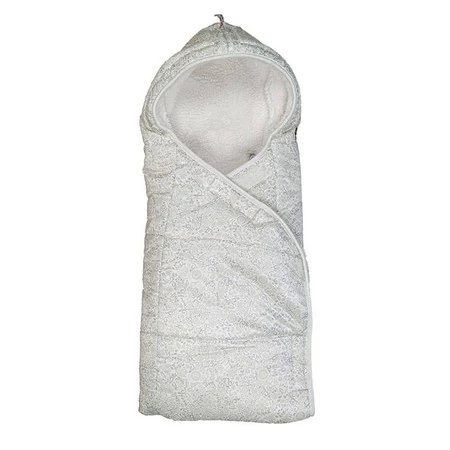 Lodger Wodoodporny wielofunkcyjny otulacz śpiworek z polarowym wnętrzem szary Taslon Drizzle