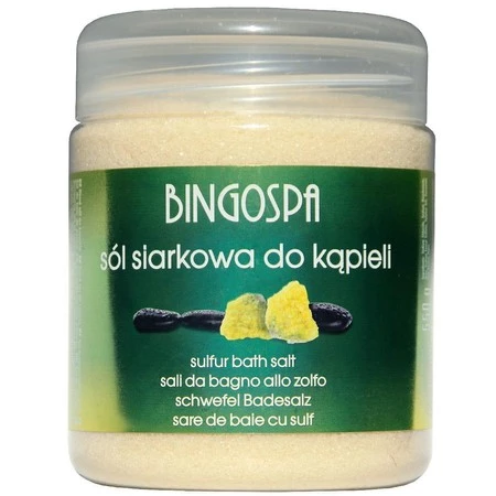 Bingospa Sól Siarkowa do kąpieli 600 G