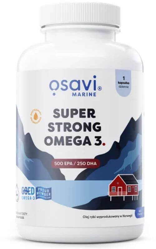 Osavi Super Strong Omega 3 Marine 500 EPA 250 DHA 90 kaps. - Nabea.pl