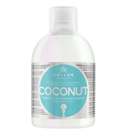 KJMN Coconut Nutritive-Hair Strengthening Shampoo odżywczo-wzmacniający szampon do włosów 1000ml