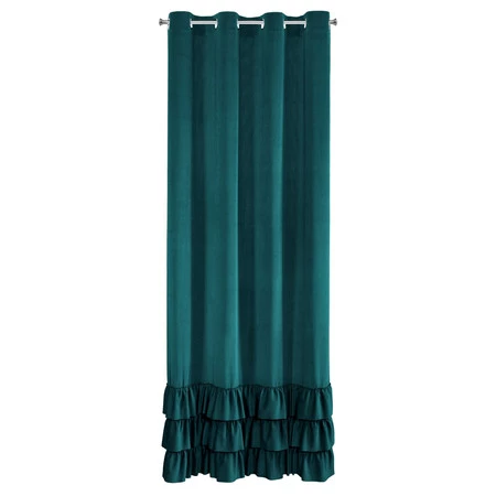 ZASŁONA GOTOWA MEGI 140 X 250 CM CIEMNOTURKUSOWY