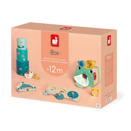 Janod Zestaw zabawek edukacyjnych Box 12 m-cy