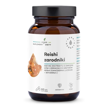 Aura Herbals Reishi zarodniki 800 mg 60 k