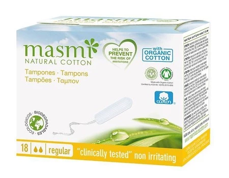 Tampons tampony z bawełny organicznej Regular 18szt