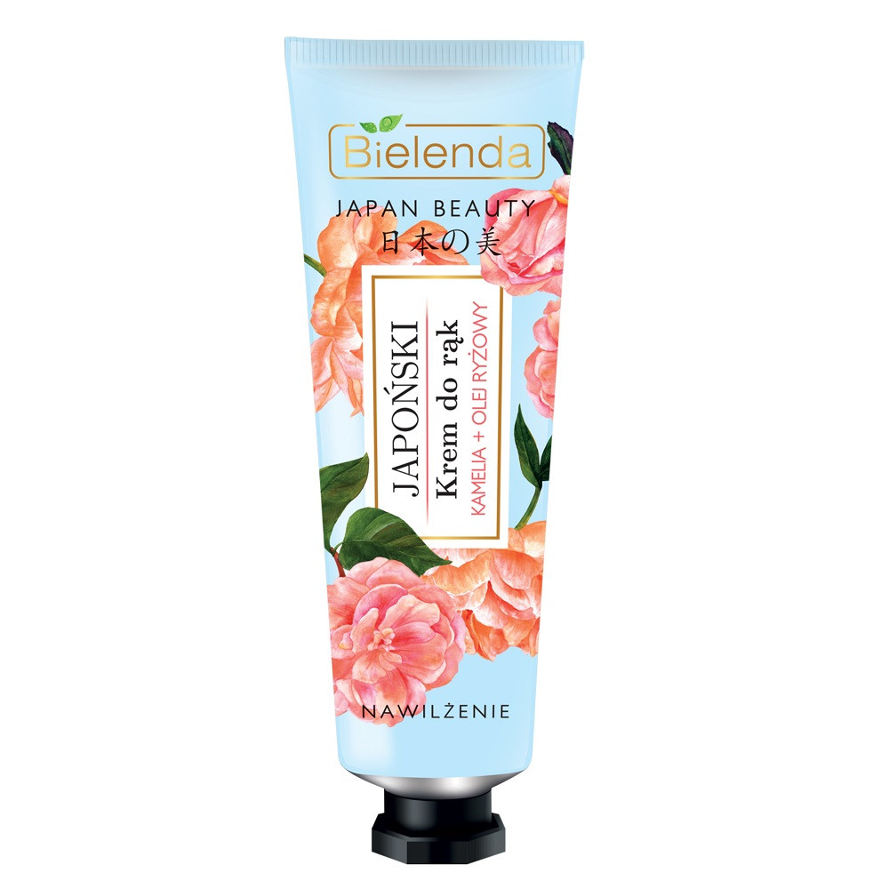 Bielenda Japan Beauty Japoński krem do rąk Kamelia + Olejek ryżowy 50ml - Nabea.pl