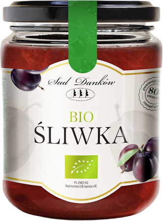 SAD DANKÓW ŚLIWKA 80 % BIO 260 g