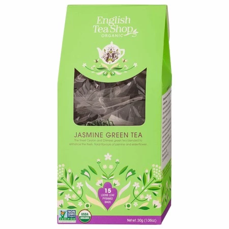 English Tea Shop, Herbata Jasmine Green Tea, 15 piramidek