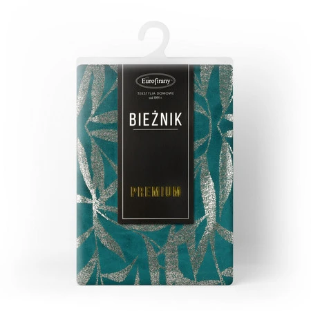 OBRUS BLINK 15 35 X 140 CM CIEMNOTURKUSOWY