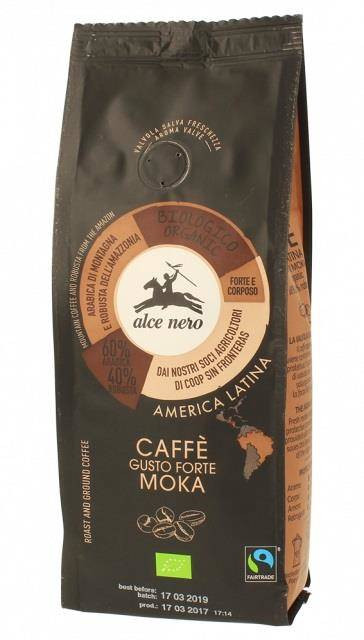 ALCE NERO Kawa 100% Arabica Robusta Strong mielona - Nabea.pl