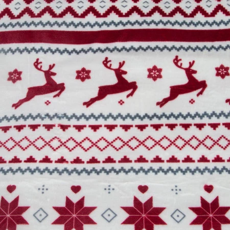 KOC ŚWIĄTECZNY KOC15 150 X 200 CM BIAŁY