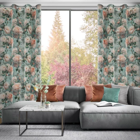 ZASŁONA GOTOWA INKA 140 X 250 CM MIĘTOWY