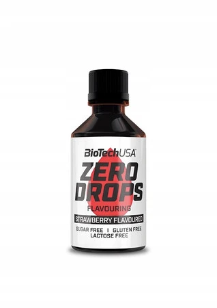 BioTech USA Zero Drops 50 ml smak truskawka