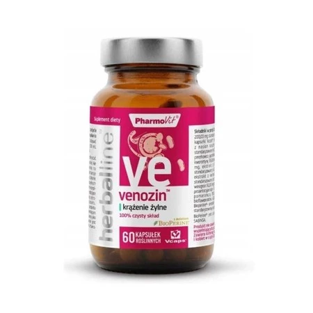 Pharmovit Herballine Venozin 60 kap krążenie żylne