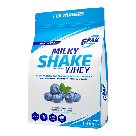 6PAK MILKY SHAKE WHEY  1800g BLUEBERRY