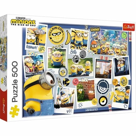 Puzzle 500 Zwariowana kolekcja zdjęć Minionki 37390 -