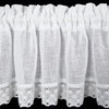 FIRANA GOTOWA LISA NA TAŚMIE 150 X 60 CM BIAŁY
