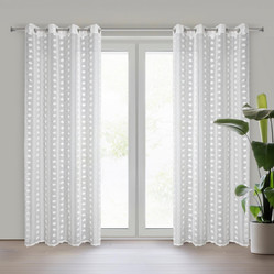 ZASŁONA GOTOWA ELENOR 140 X 250 CM BIAŁY