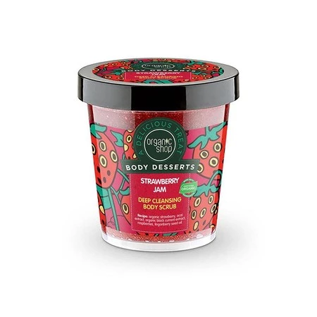 Body Desserts Strawberry Jam Deep Cleansing Body Scrub głęboko oczyszczający peeling do ciała o zapachu dżemu truskawkowego 450ml