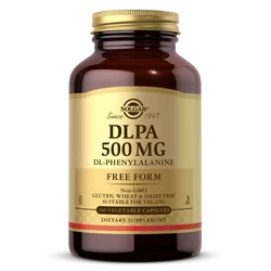 Solgar DLPA (Fenyloalanina) 500 mg na wsparcie pracy mózgu 50 kaps.