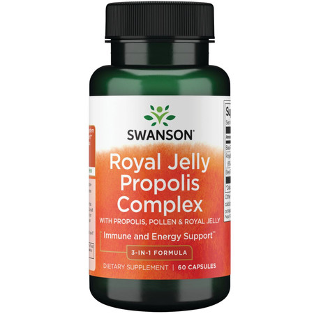 Swanson Royal Jelly Propolis Complex suplement diety wspierający odporność 60 kaps.