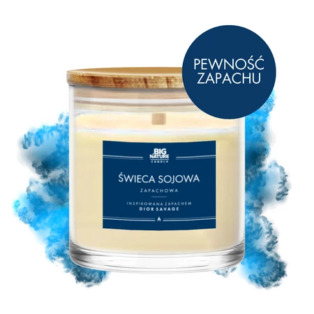 Świeca soj. zap. WILD SPIRIT (insp. Dior S.) 150g