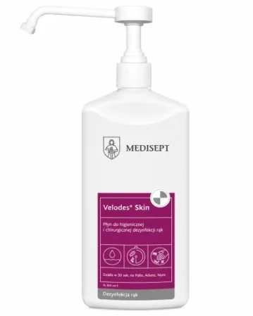 Medisept Velodes Skin płyn higieniczna i chirurgiczna dezynfekcja rąk 500ml