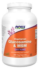 Glucosamine & MSM vegetarian - Glukozamina i MSM (240 kaps.)