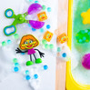 Glo Pals, Kostki sensoryczne świecące w wodzie - Julia, 4 szt.
