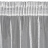 FIRANA GOTOWA SARI NA TAŚMIE 400 X 145 CM BIAŁY
