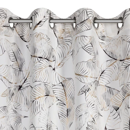 ZASŁONA GOTOWA ODETA 135 X 250 CM BIAŁY