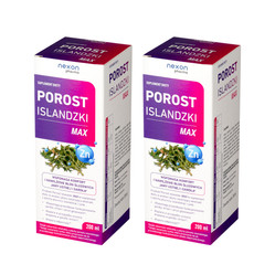Zestaw: 2x Nexon Porost Islandzki Max Syrop 200ml