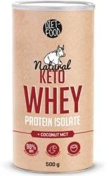 Diet-Food Keto whey protein białko isolat WPI  z olejem kokosowym MCT BIO 500 g