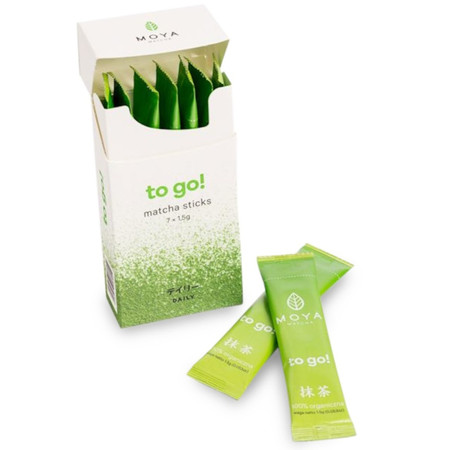 MOYA MATCHA HERBATA ZIELONA MATCHA W SASZETKACH BIO (7 x 1,5 g) 10,5 g