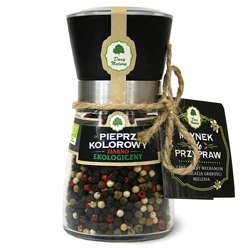 PIEPRZ KOLOROWY ZIARNO W MŁYNKU 80 g - DARY NATURY