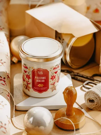 Woskiknot świeca sojowa Pieczone Jabłko 300ml