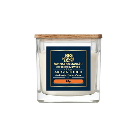Big Nature Świeca sojowa do masażu Czekolada z Pomarańczą 80g
