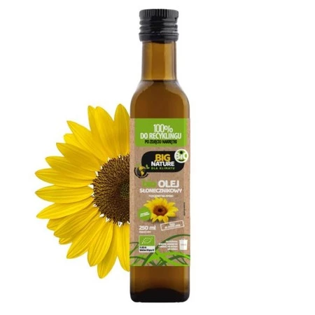 Big Nature Olej słonecznikowy 250 ml BIO