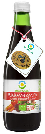 Sok wielowarzywny kiszony B/C BIO 300 ml