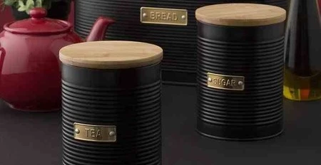 TYP - Pojemnik na herbatę, czarny, Otto