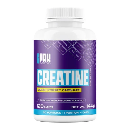 6PAK CREATINE Kreatyna monohydrat 120 kaps.
