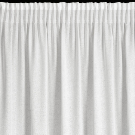 ZASŁONA GOTOWA ERIS NA TAŚMIE 140 X 270 CM BIAŁY