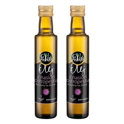Zestaw 2x Olej z ostropestu tłoczony na zimno 250 ml