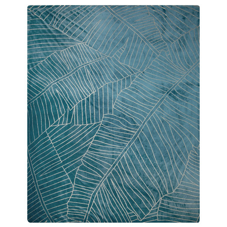 KOC LUNA 2 150 X 200 CM TURKUSOWY